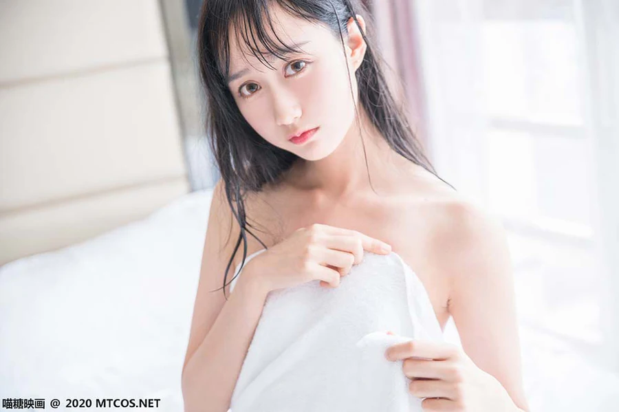 [喵糖映画]VOL.174 纯白浴巾 MTYH喵糖映画-第2张