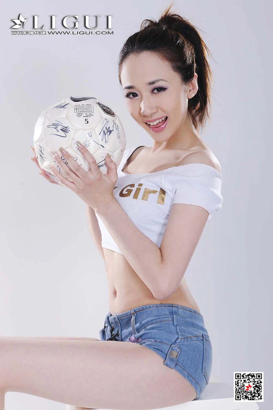 [Ligui丽柜]网络丽人 2020.03.22 Model 秋晨 Ligui丽柜-第1张