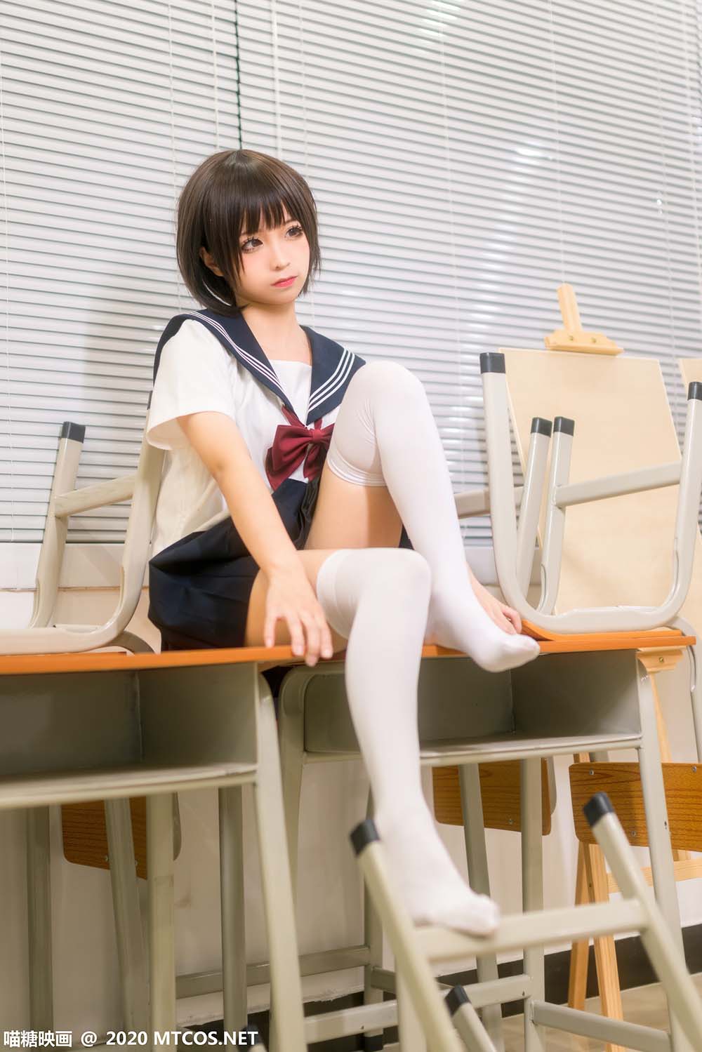 [喵糖映画]JKL.020 课室JK制服 MTYH喵糖映画-第2张