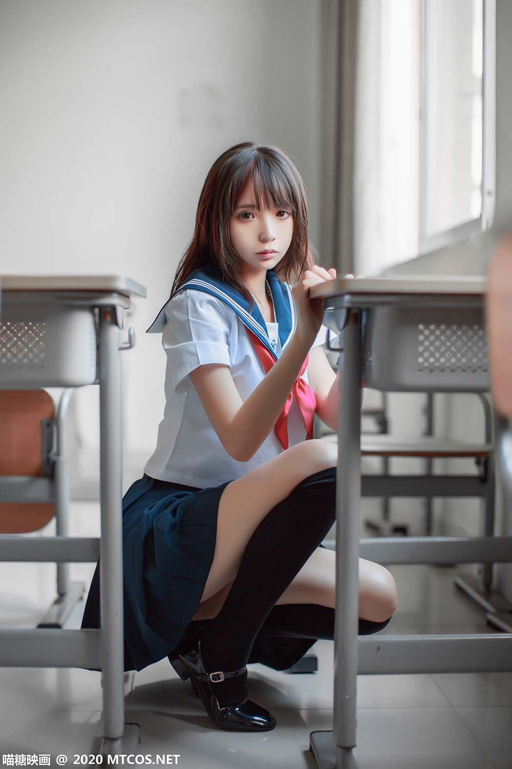 [喵糖映画]VOL.340 同桌的水手服 MTYH喵糖映画-第1张