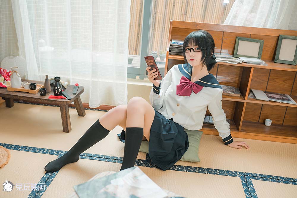 [兔玩映画]C08.006 慵懒的JK TWYH兔玩映画-第2张