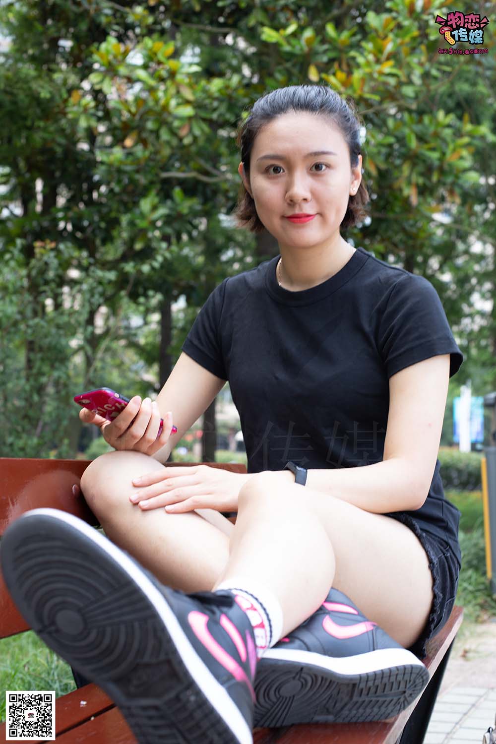 物恋传媒 NO.034 甜美运动风，你喜欢的，都有。经典AJ WLCM物恋传媒-第1张