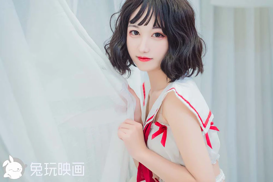 [兔玩映画]C33.002 红白水手裙 TWYH兔玩映画-第2张