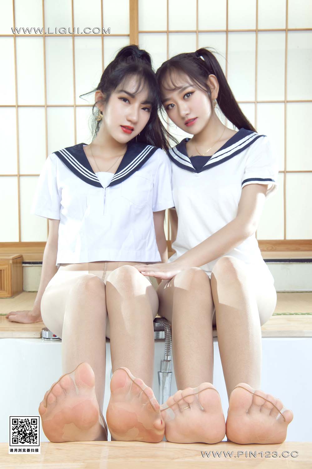 [Ligui丽柜]2023.01.06 双生花-花季岁月 小熊＆汐汐 Ligui丽柜-第1张
