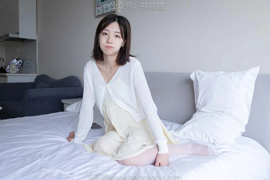[BoBoSocks袜啵啵]NO.005 小甜豆-帆布鞋、薄白丝 BoBoSocks袜啵啵-第2张