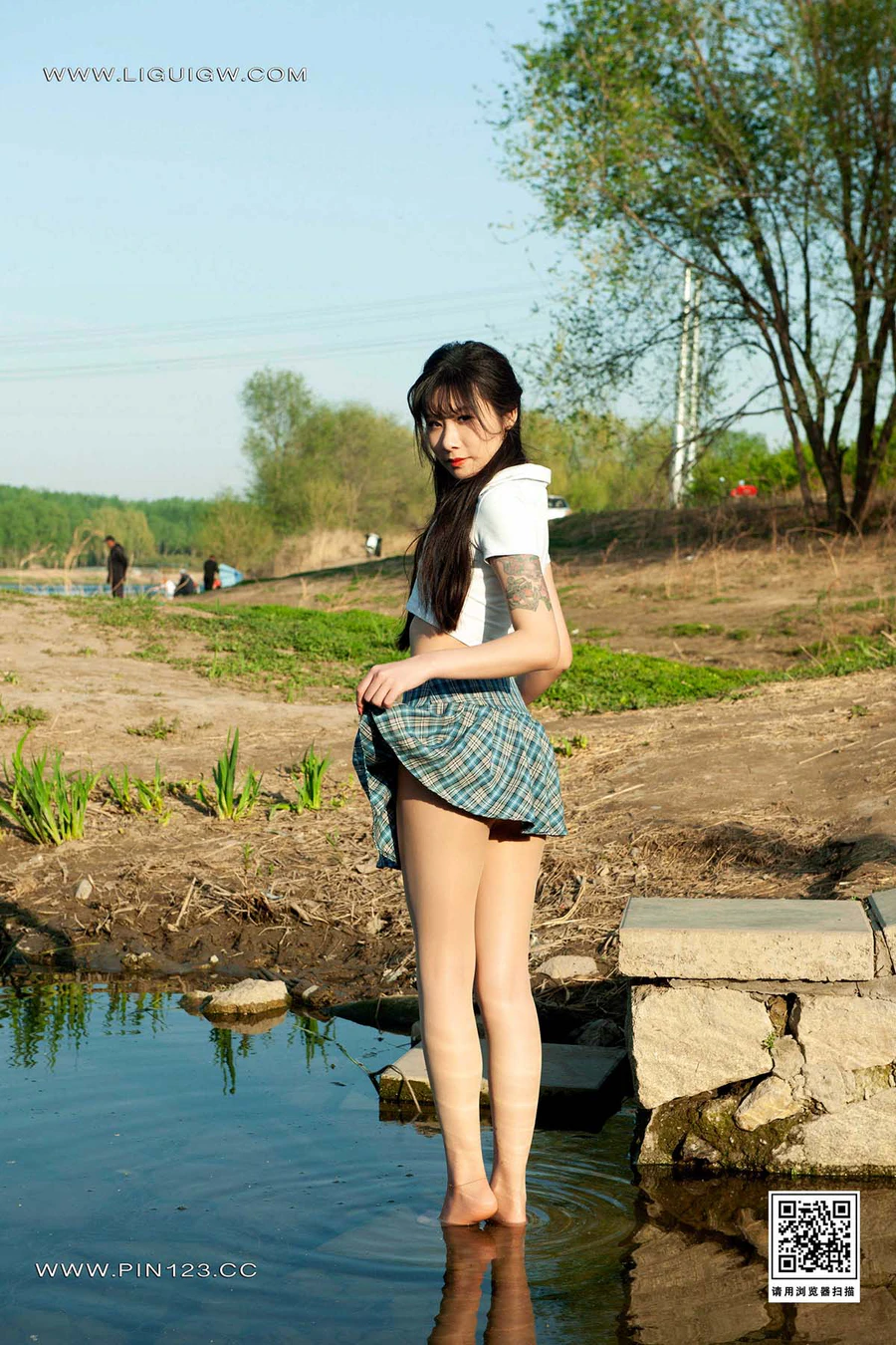 [Ligui丽柜]2024.03.11 绿水青丝 Kiki Ligui丽柜-第2张