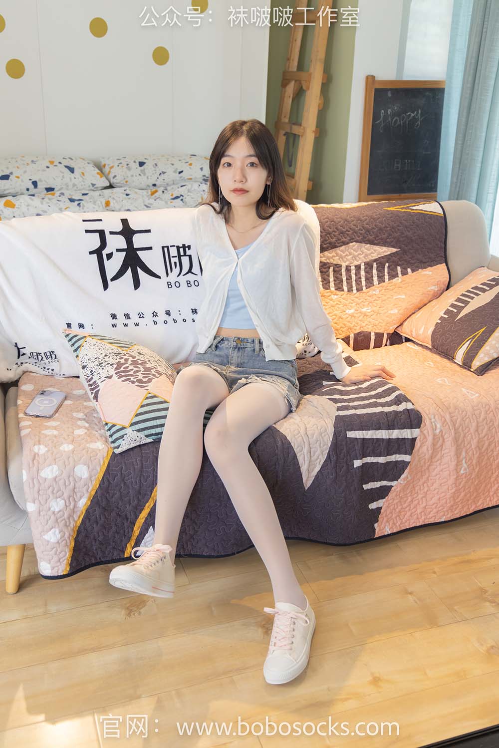 [BoBoSocks袜啵啵]NO.102 小甜豆-板鞋、白丝 BoBoSocks袜啵啵-第1张