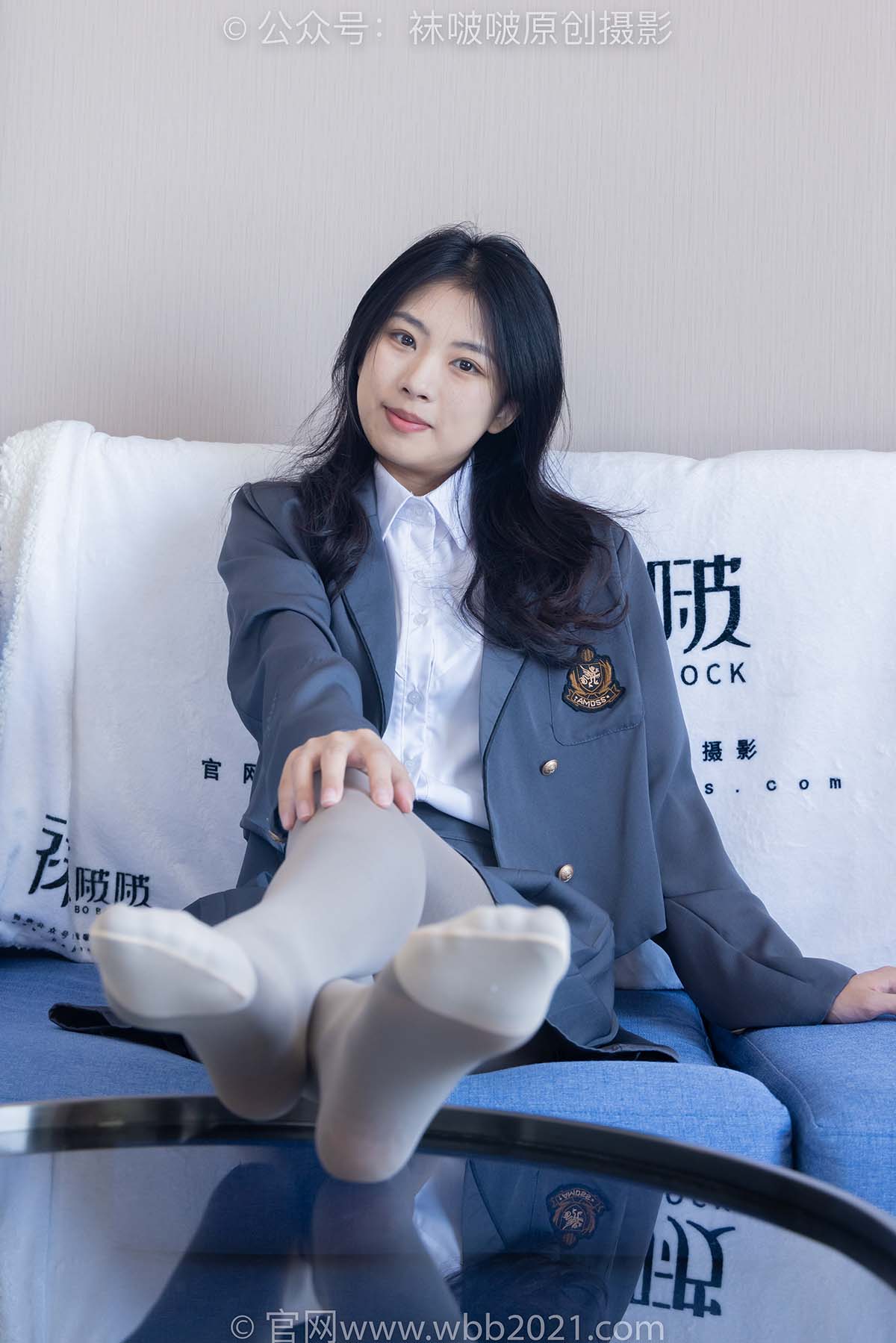 [BoBoSocks袜啵啵]NO.312 奶油-高跟鞋、黑丝打底、肉丝 BoBoSocks袜啵啵-第1张