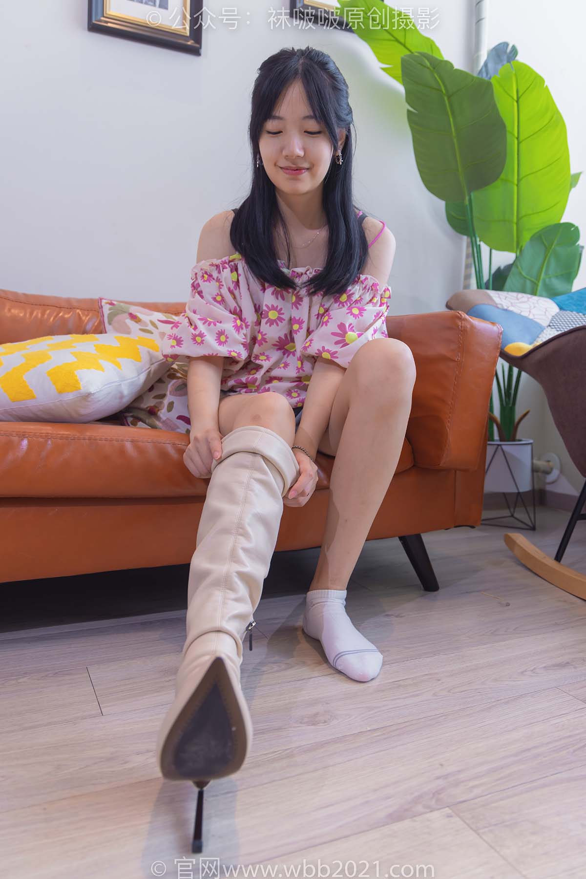 [BoBoSocks袜啵啵]NO.308 小甜豆-长靴、白棉袜、裸足 BoBoSocks袜啵啵-第2张