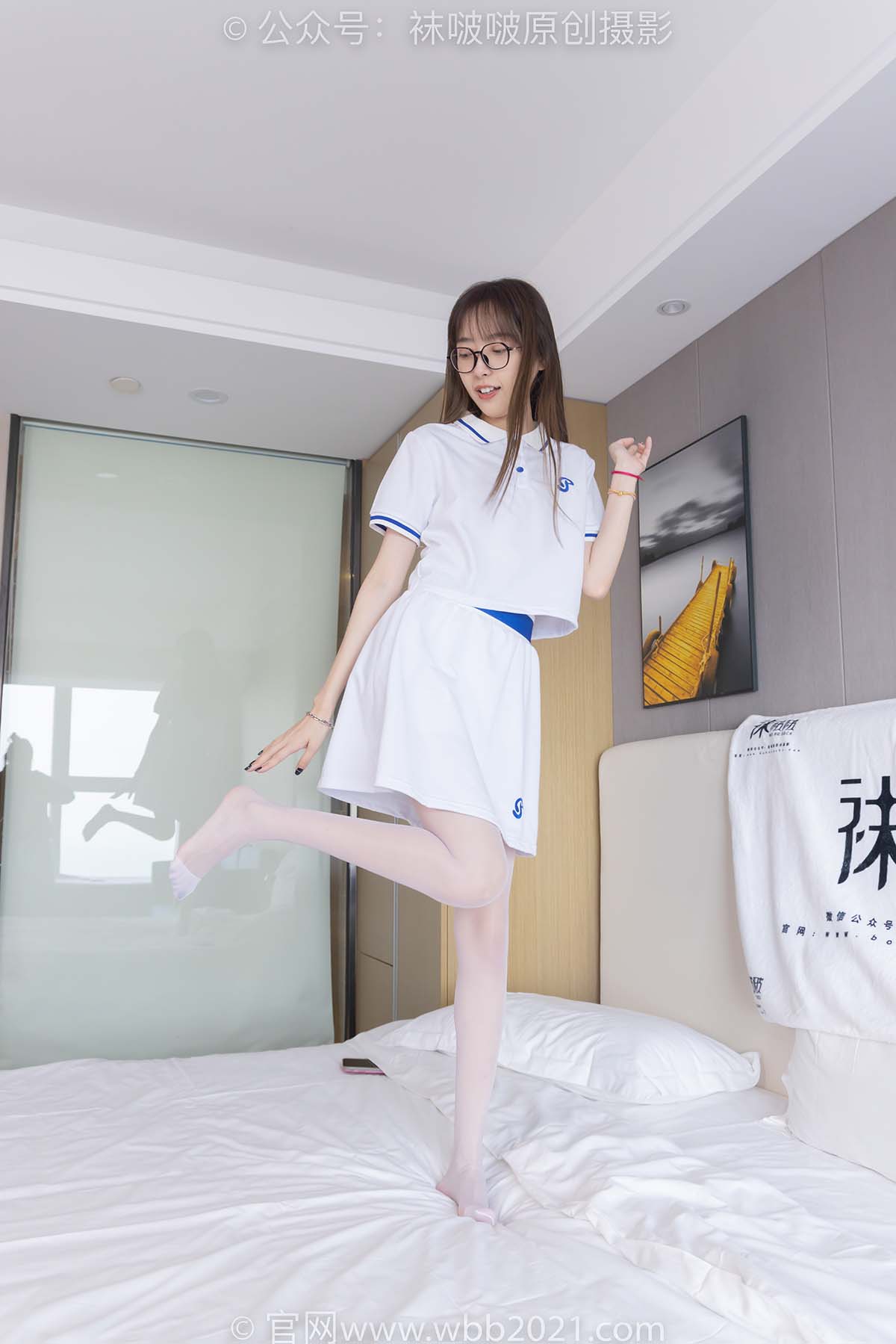 [BoBoSocks袜啵啵]NO.344 稚予-板鞋、平底鞋、白丝 BoBoSocks袜啵啵-第2张
