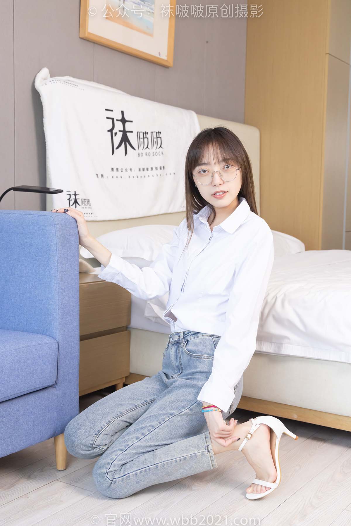 [BoBoSocks袜啵啵]NO.337 稚予-高跟鞋、高跟凉鞋、黑丝、裤里丝、裸足 BoBoSocks袜啵啵-第2张