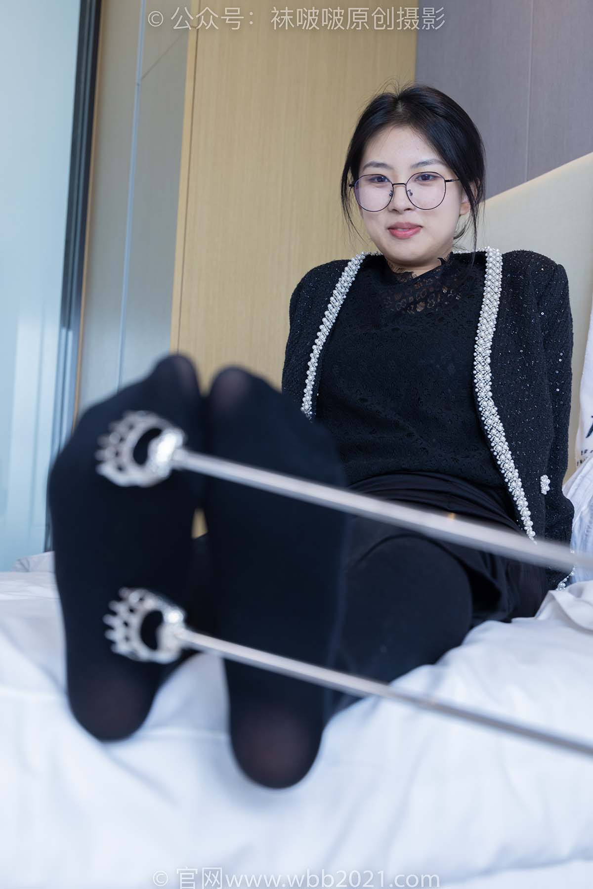 [BoBoSocks袜啵啵]NO.378 奶油-短靴、运动鞋、厚黑丝、厚灰丝 BoBoSocks袜啵啵-第2张