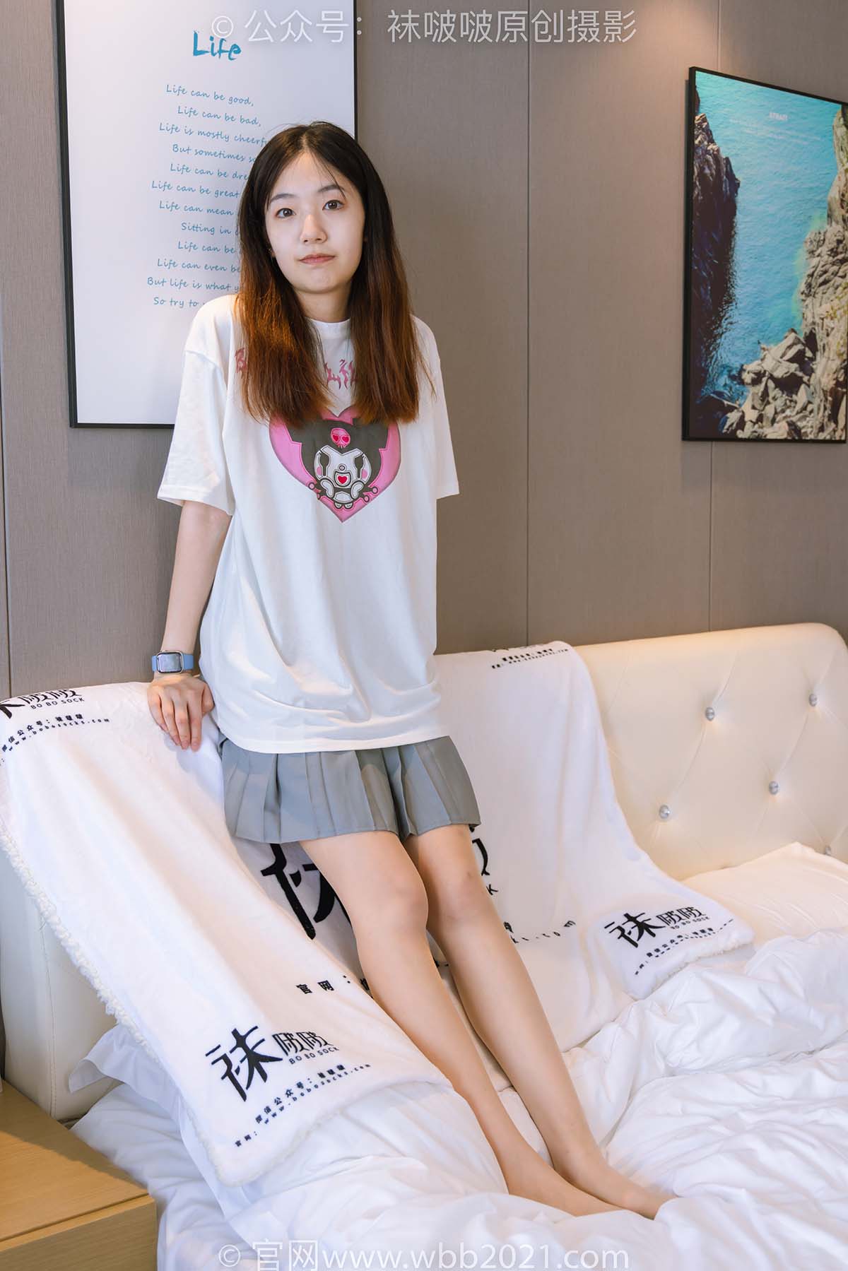[BoBoSocks袜啵啵]NO.405 小甜豆-匡威板鞋、肉丝 BoBoSocks袜啵啵-第2张