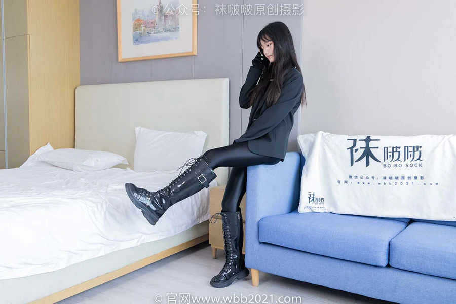 [BoBoSocks袜啵啵]NO.423 甜甜圈-长靴、黑丝、连体衣裤里丝 BoBoSocks袜啵啵-第1张