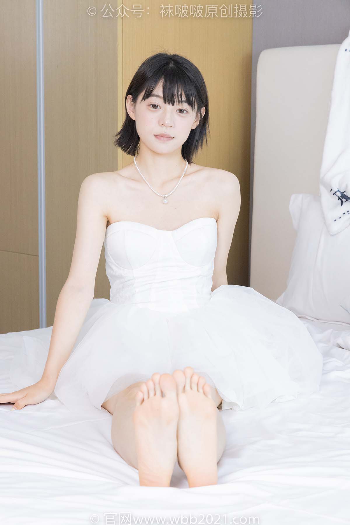 [BoBoSocks袜啵啵]NO.443 糯米-高跟鞋、白丝、裸足 BoBoSocks袜啵啵-第2张