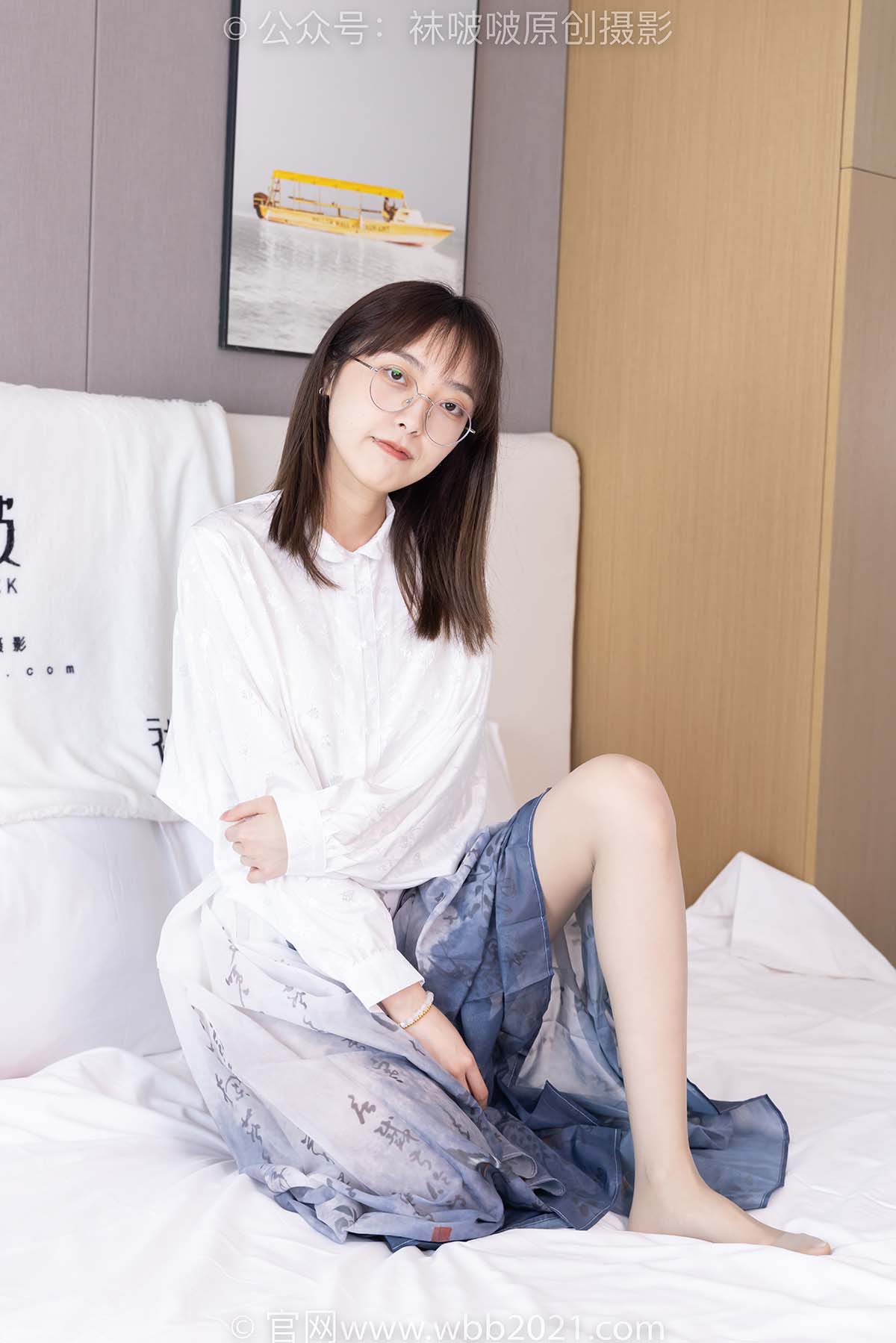 [BoBoSocks袜啵啵]NO.428 稚予-皮鞋、灰丝 BoBoSocks袜啵啵-第2张