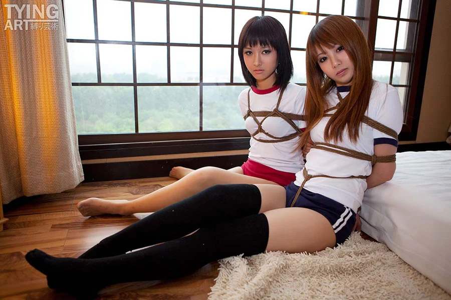 [禁忌摄影]Taboo-love NO.095 TyingArt 縛リ芸術 Dimdim & Shiryl Gym Suit JJSY禁忌摄影-第1张