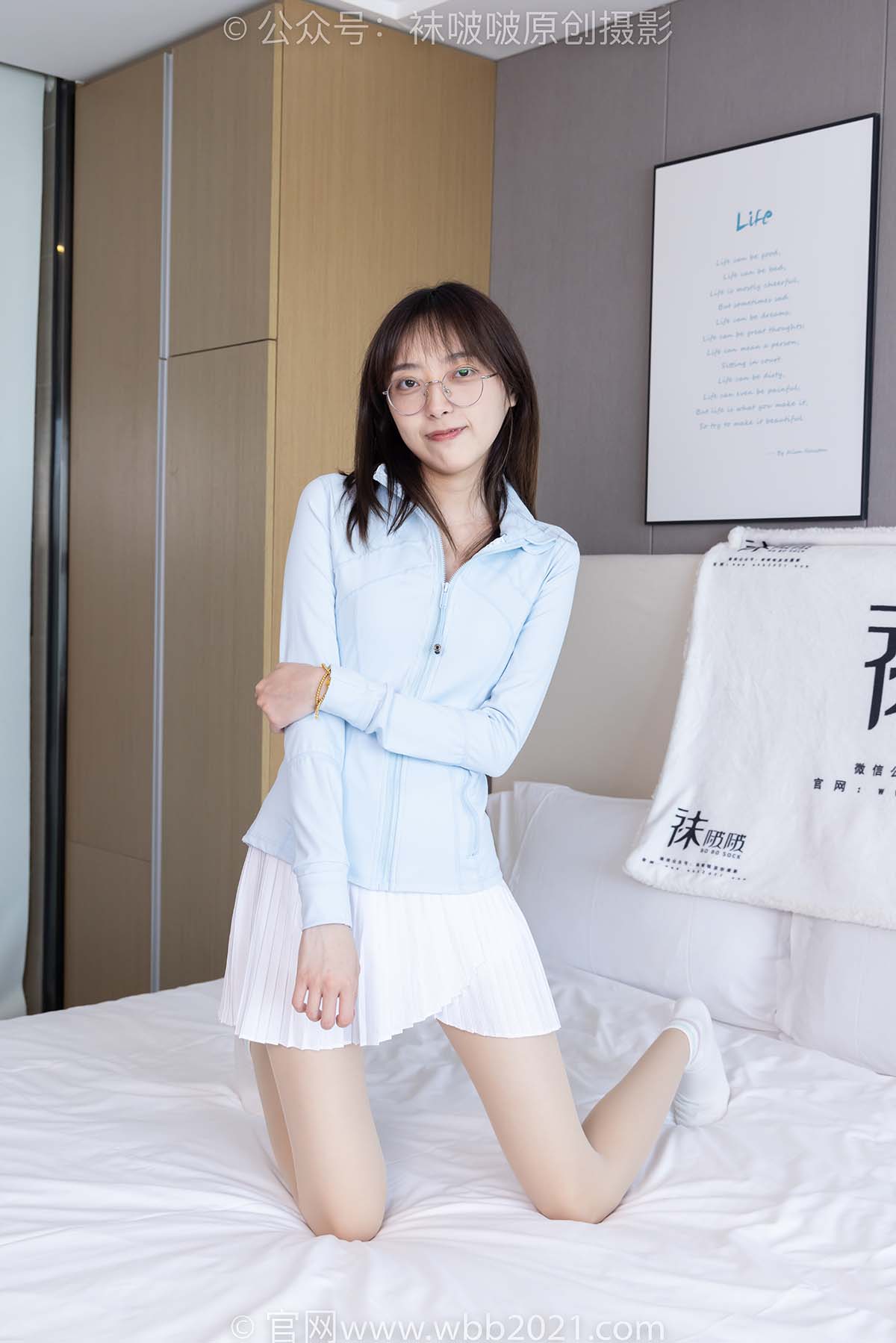 [BoBoSocks袜啵啵]NO.454 稚予-白棉袜、肉丝、板鞋 BoBoSocks袜啵啵-第2张