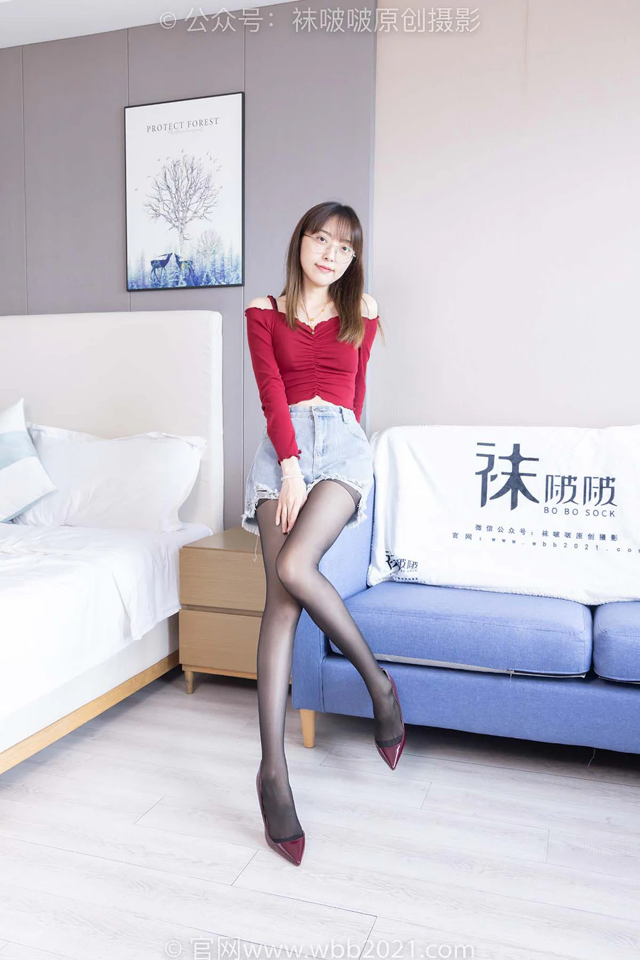 [BoBoSocks袜啵啵]NO.473 稚予-高跟鞋、黑丝、挑鞋 BoBoSocks袜啵啵-第1张