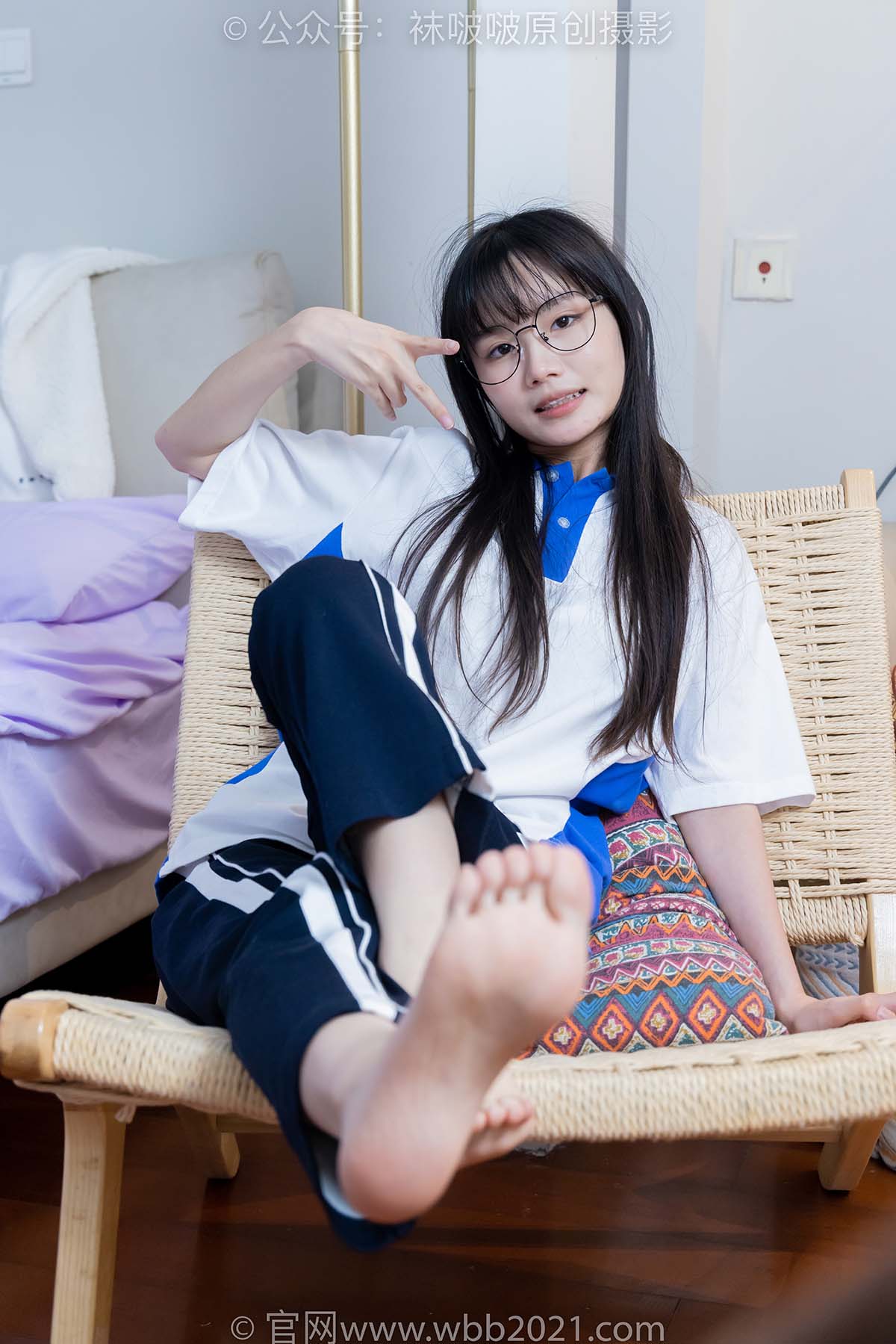 [BoBoSocks袜啵啵]NO.471 甜甜圈-高跟鞋、黑丝、短肉丝、裸足、校服裤里丝 BoBoSocks袜啵啵-第2张