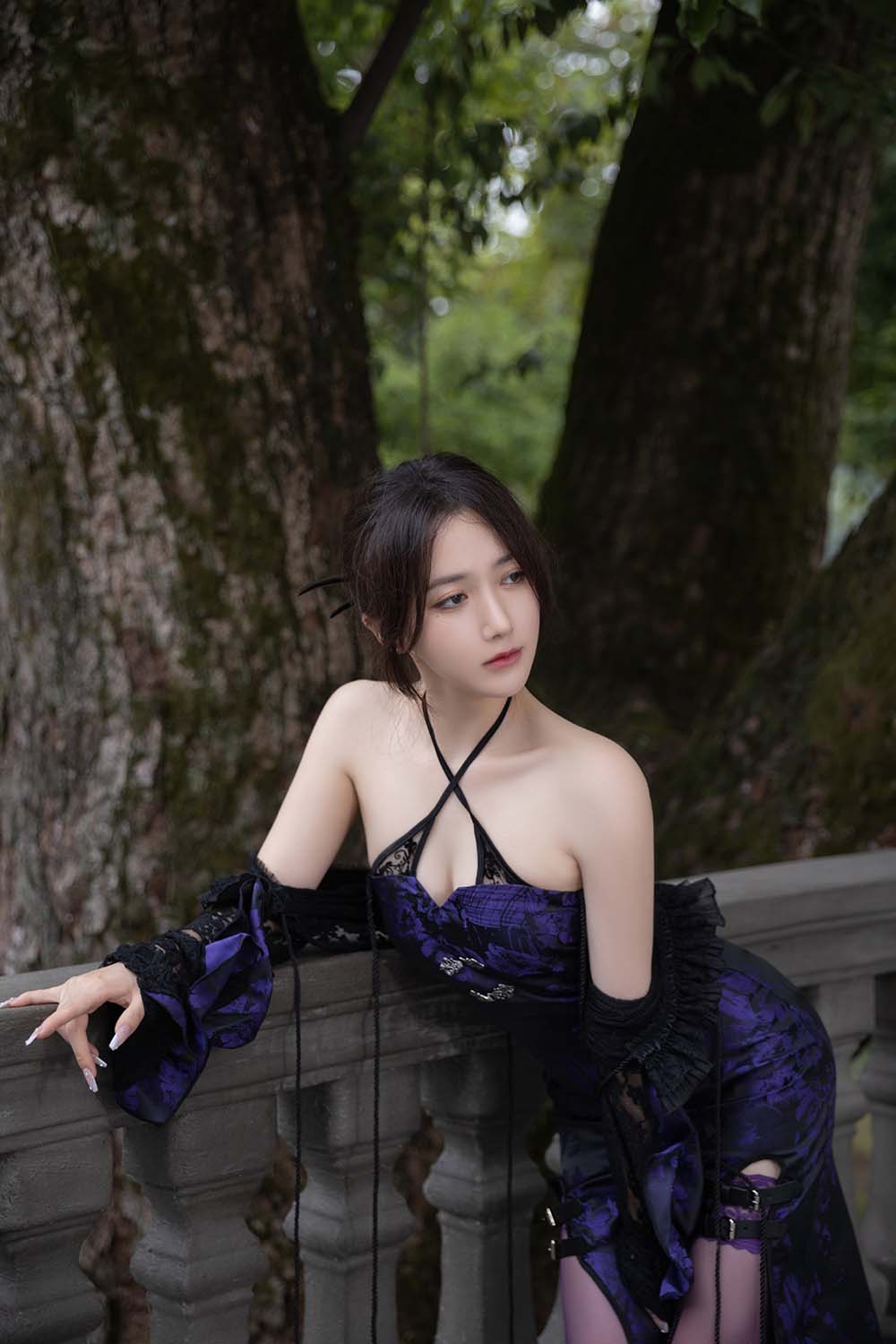 秀人名模鱼子酱Fish内部私购未上架《独角戏》写真 JPJX极品精选-第1张