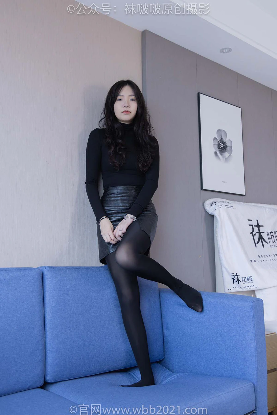 [BoBoSocks袜啵啵]NO.501 小甜豆 短靴、长靴、厚黑丝 BoBoSocks袜啵啵-第1张