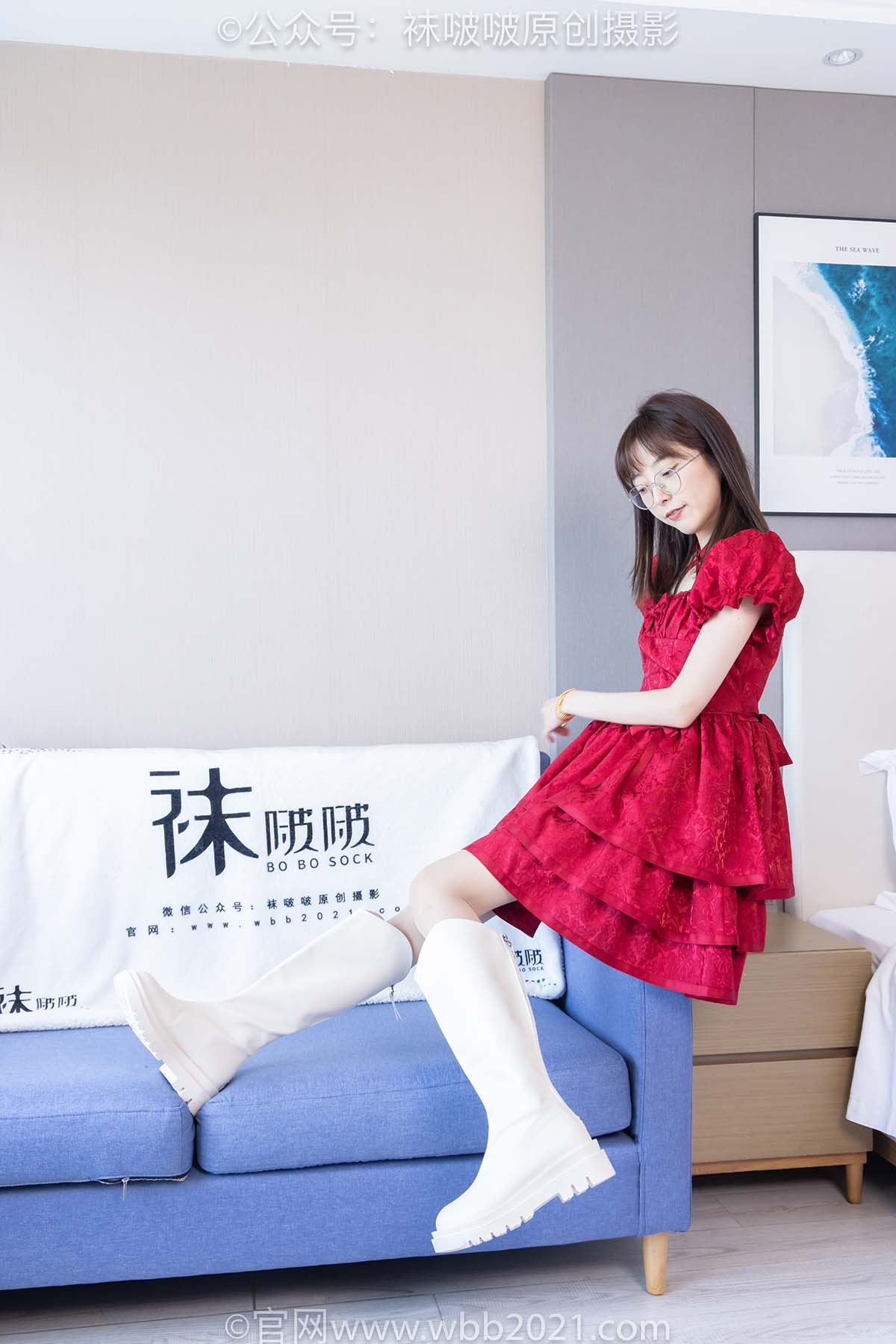 [BoBoSocks袜啵啵]NO.496 稚予 长靴、短靴、薄肉丝 BoBoSocks袜啵啵-第1张