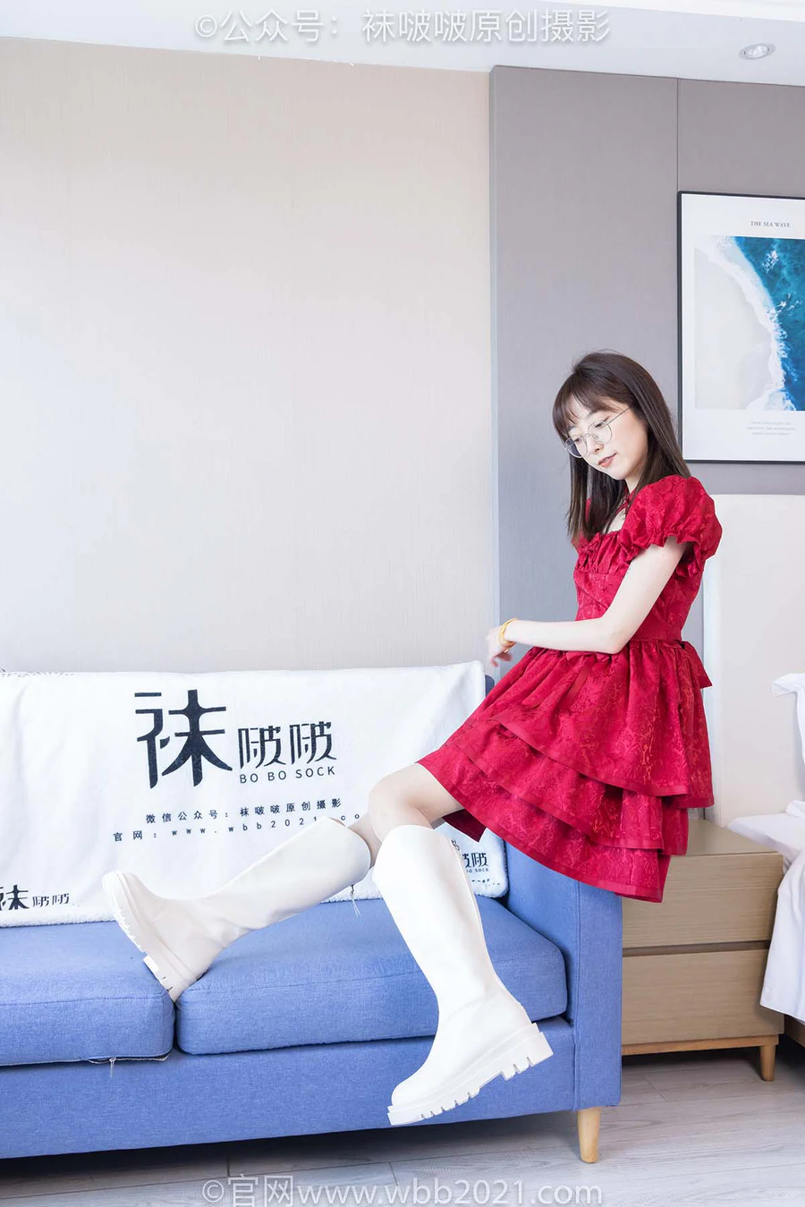 [BoBoSocks袜啵啵]NO.496 稚予 长靴、短靴、薄肉丝 BoBoSocks袜啵啵-第1张
