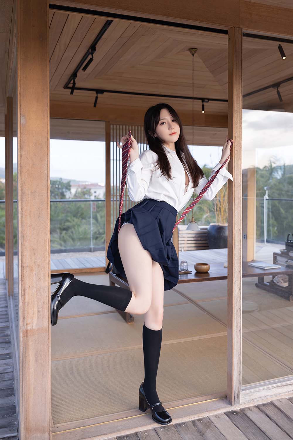 秀人名模鱼子酱Fish内部私购未上架《外出回忆录》写真 JPJX极品精选-第2张