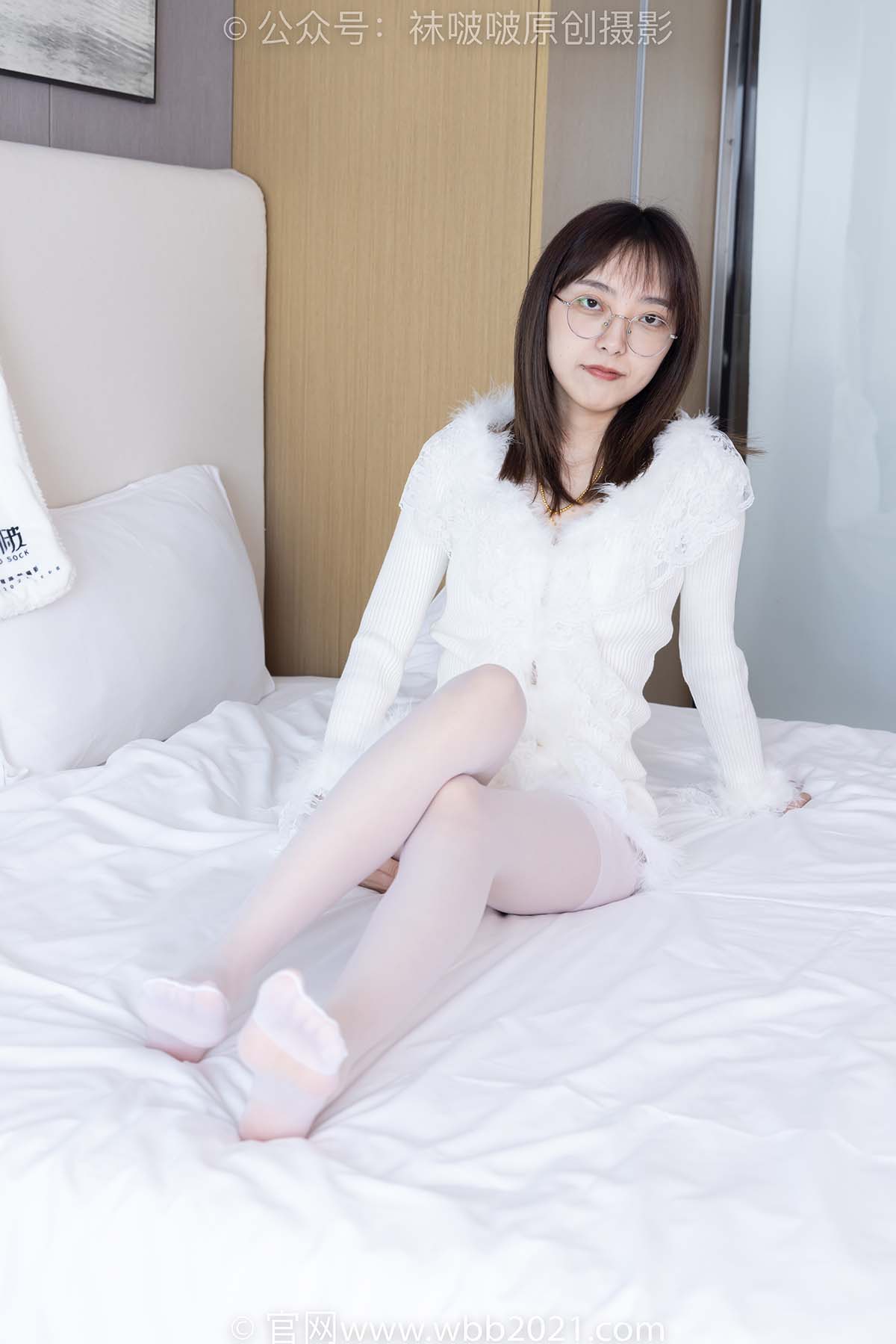 [BoBoSocks袜啵啵]NO.490 稚予 皮鞋、薄白丝 BoBoSocks袜啵啵-第2张