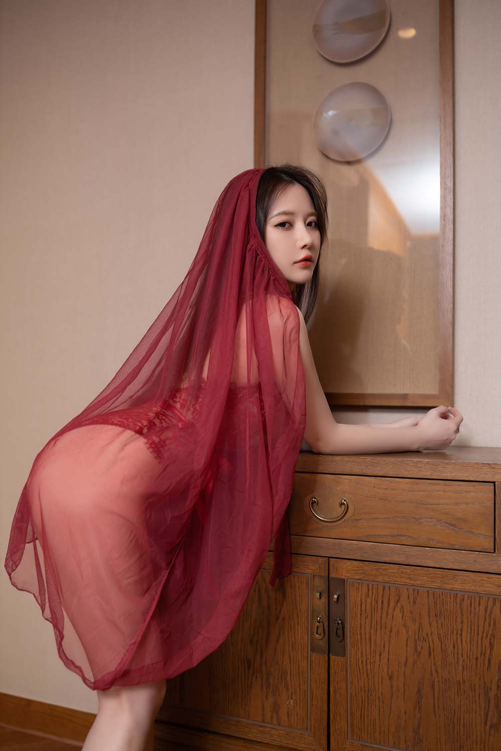 秀人名模鱼子酱Fish内部私购未上架《棠梨》写真 JPJX极品精选-第2张