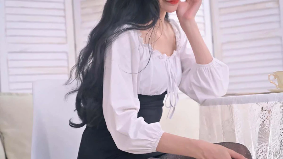 [SSA丝社]短片 NO.0082 雪儿 CdR闪亮菱格纹丝袜 SSA丝社短片-第2张