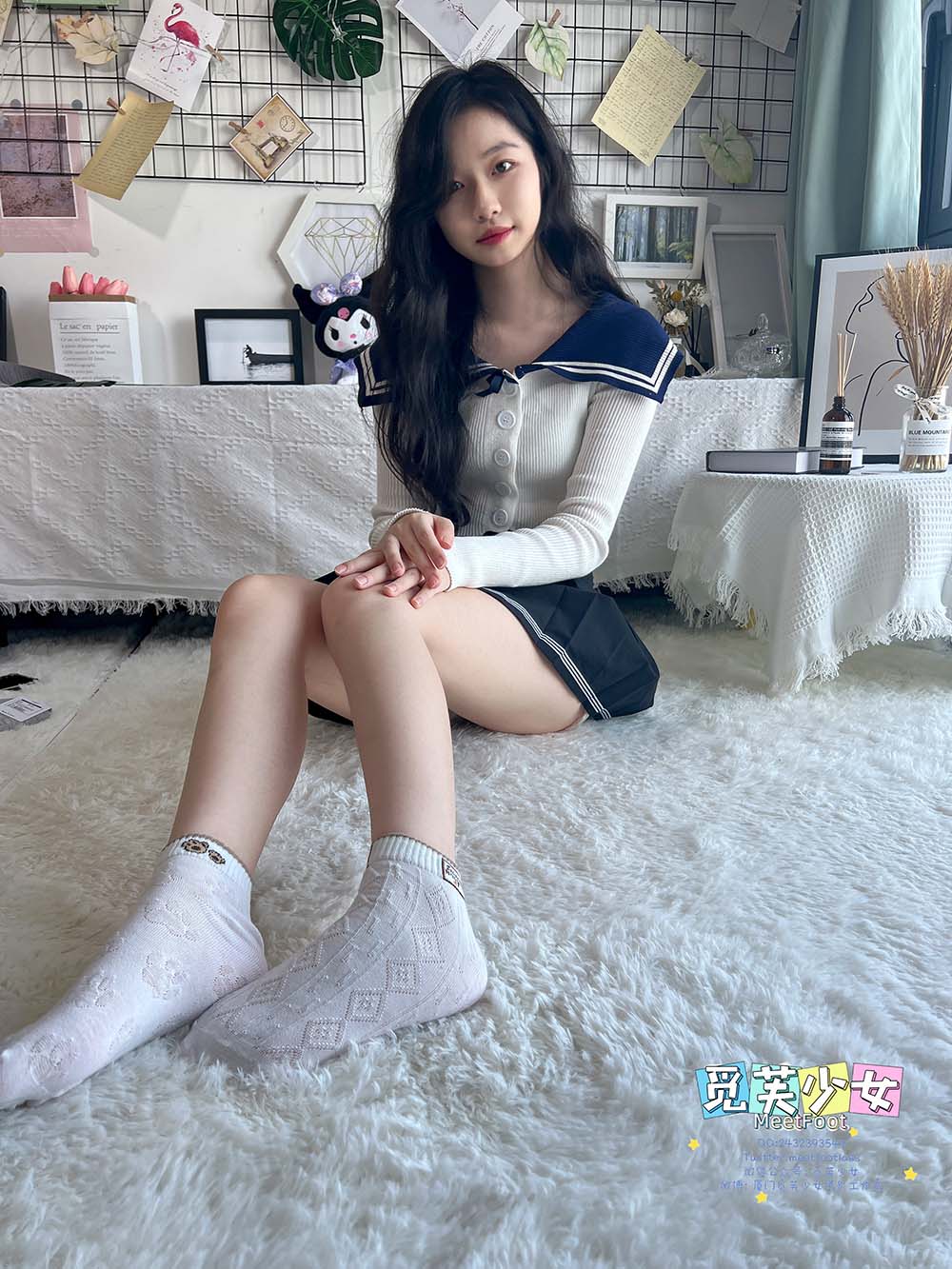 [觅芙少女]NO.018 JK短裙美少女-1 MFSN觅芙少女-第2张