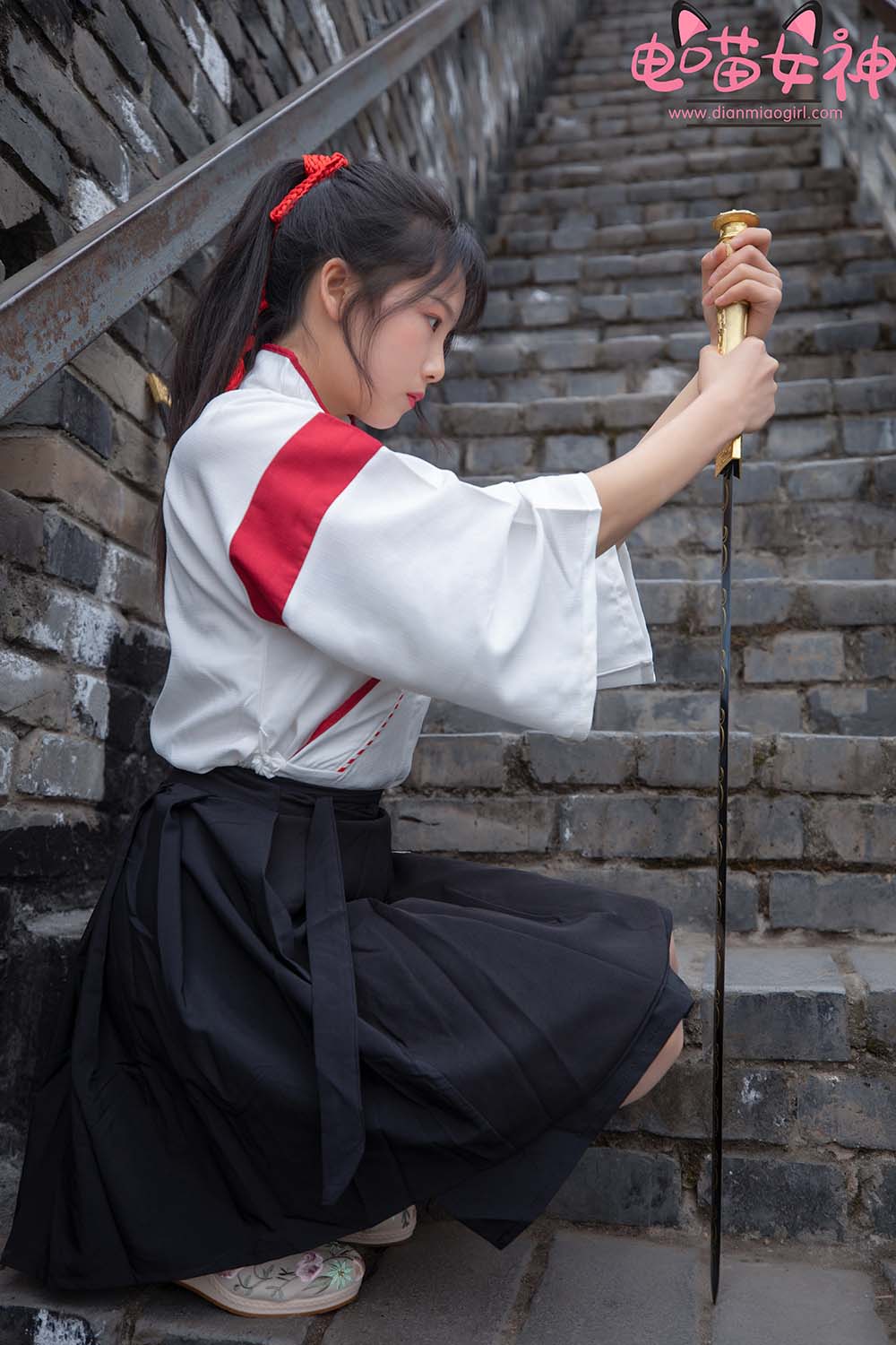 电喵女神 NO.008 灵唯 长城古装 DMNS电喵女神-第1张