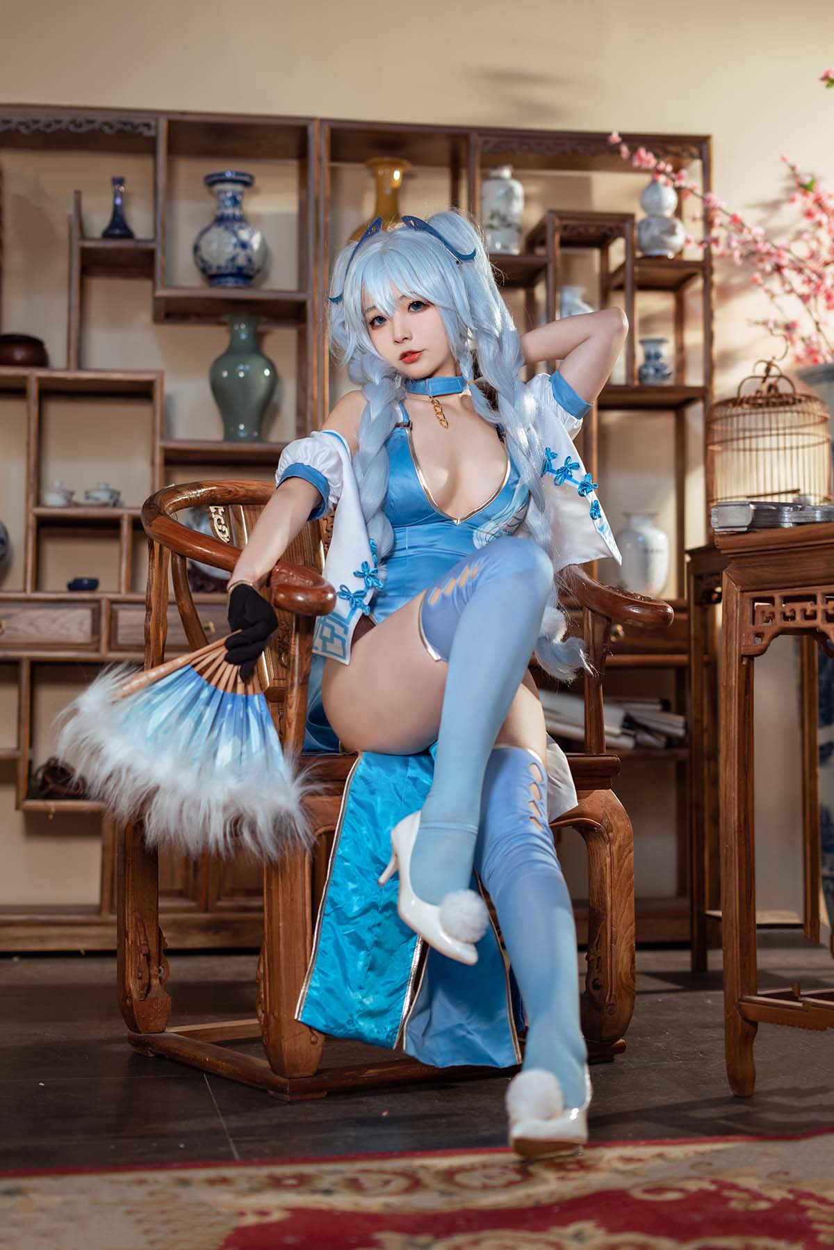 Kokuhui Vol.011 PA-15 Larkspurs Allure 翠雀媚 JPJX极品精选-第1张