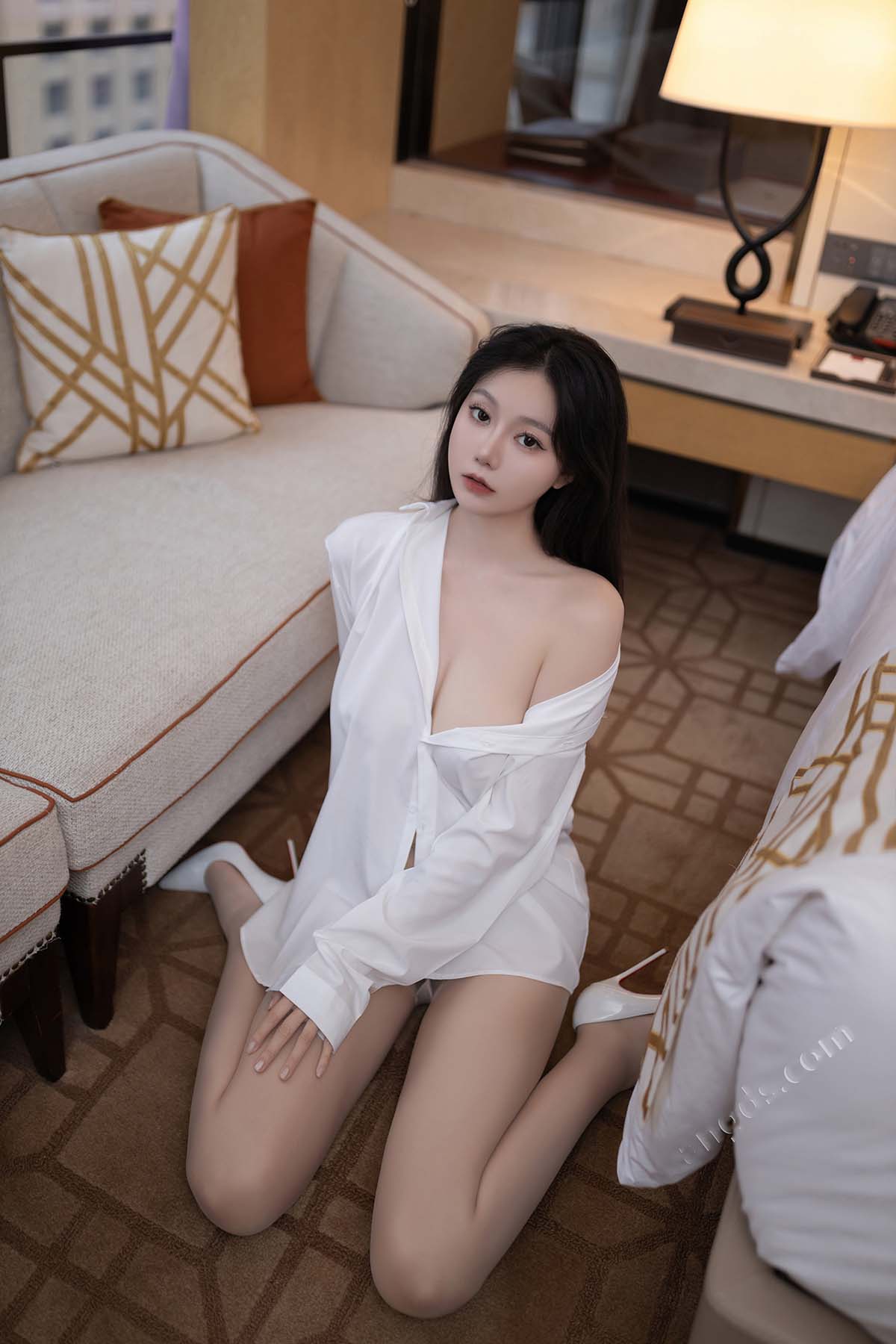 安然anran – 白衬衫 JPJX极品精选-第1张