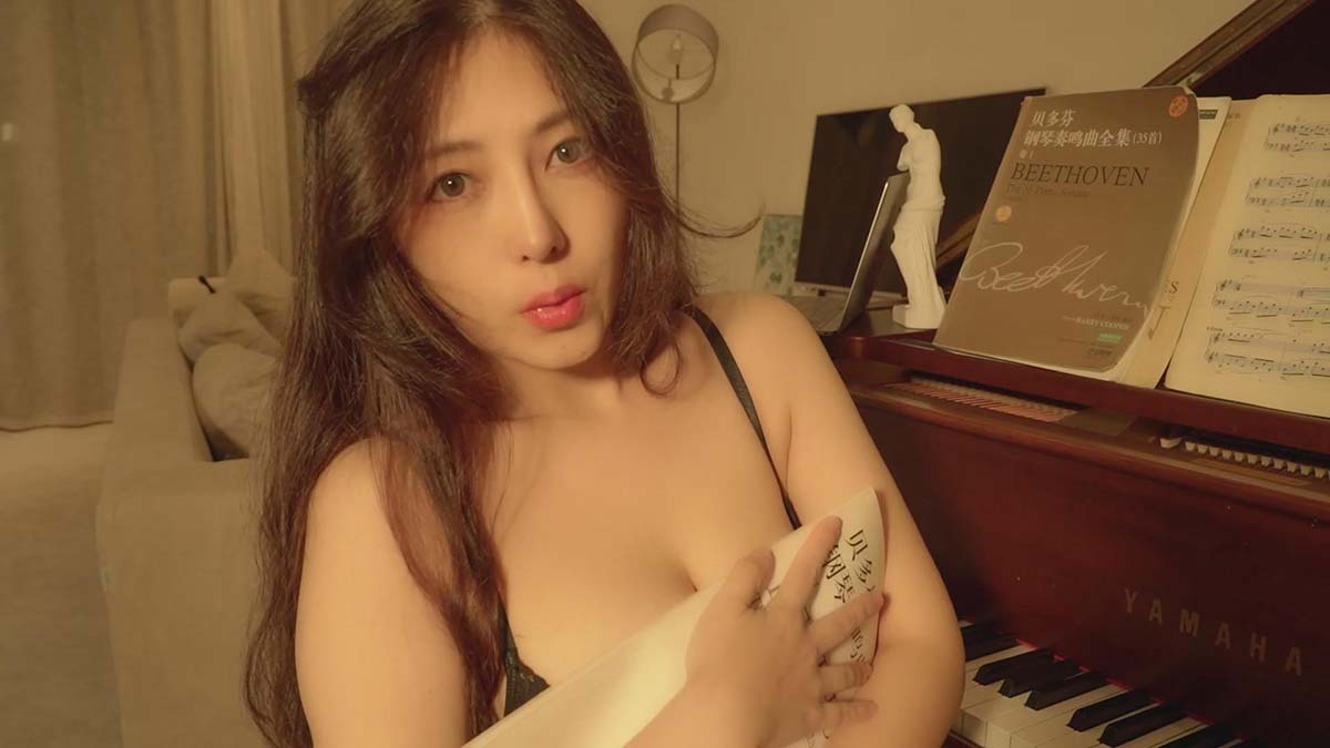 樱晚gigi – 钢琴课系列 无理的要求 上 JPJX极品精选-第1张