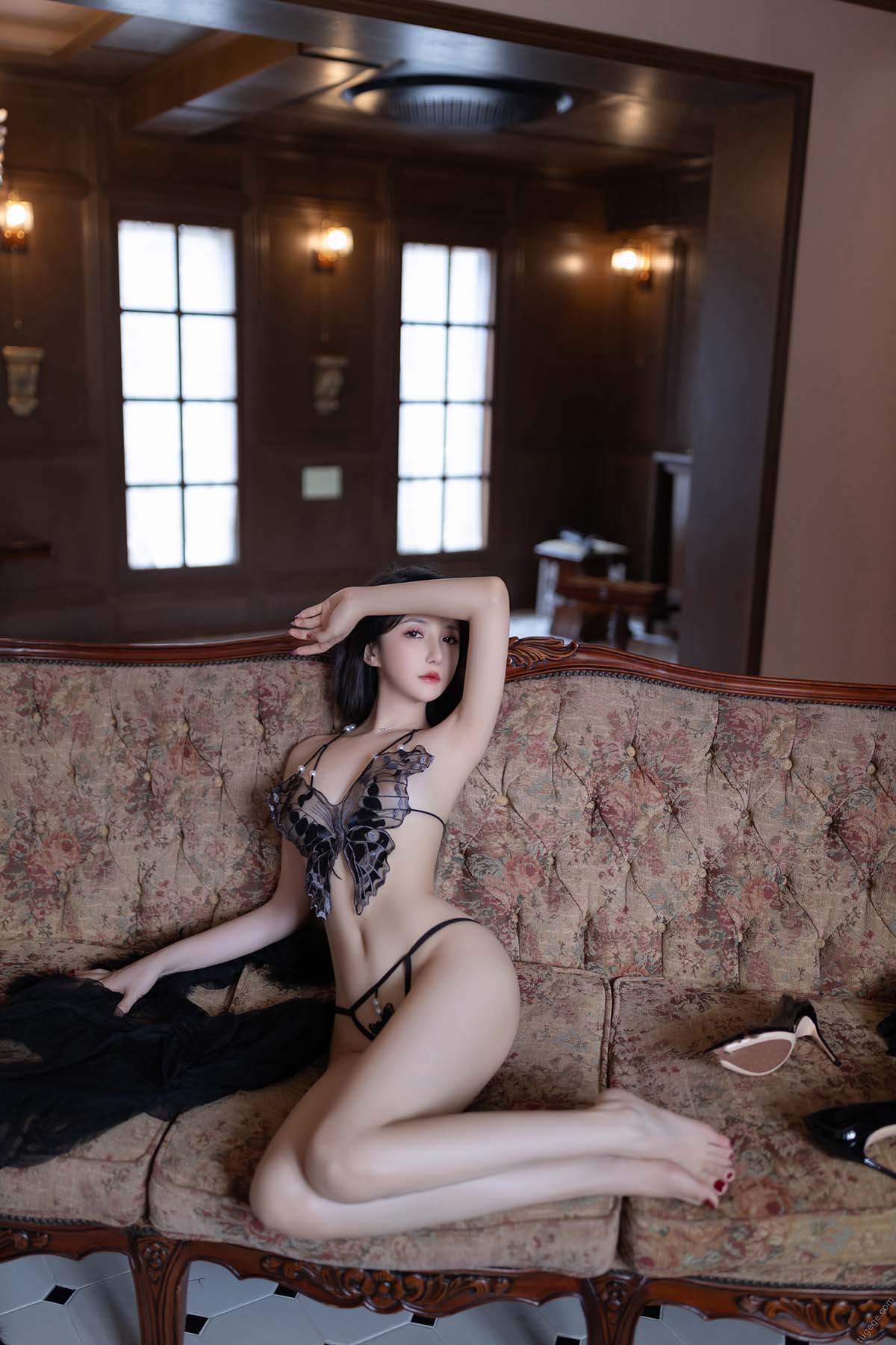 秀人名模鱼子酱Fish《蝴蝶之梦》写真 JPJX极品精选-第1张