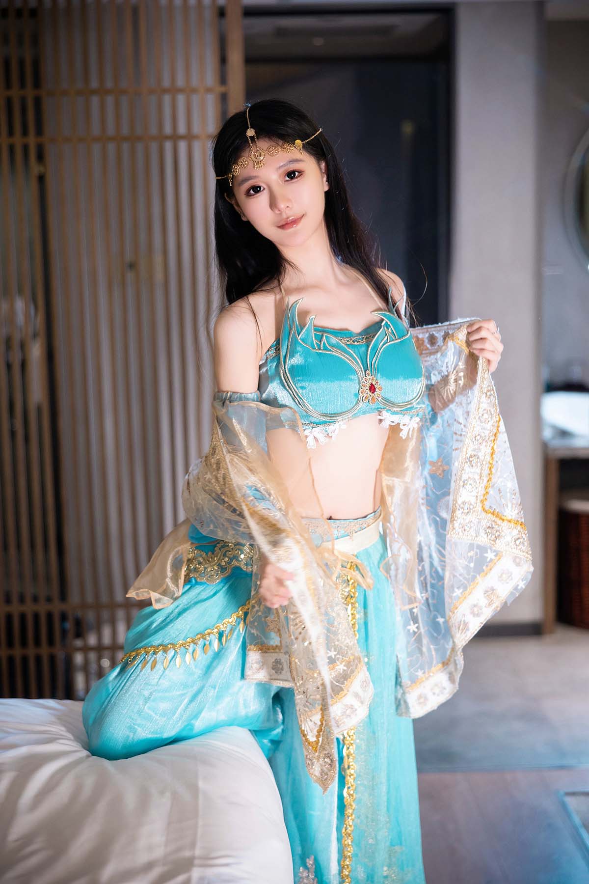 谢小蒽(幼幼) – 西域舞娘写真 JPJX极品精选-第1张