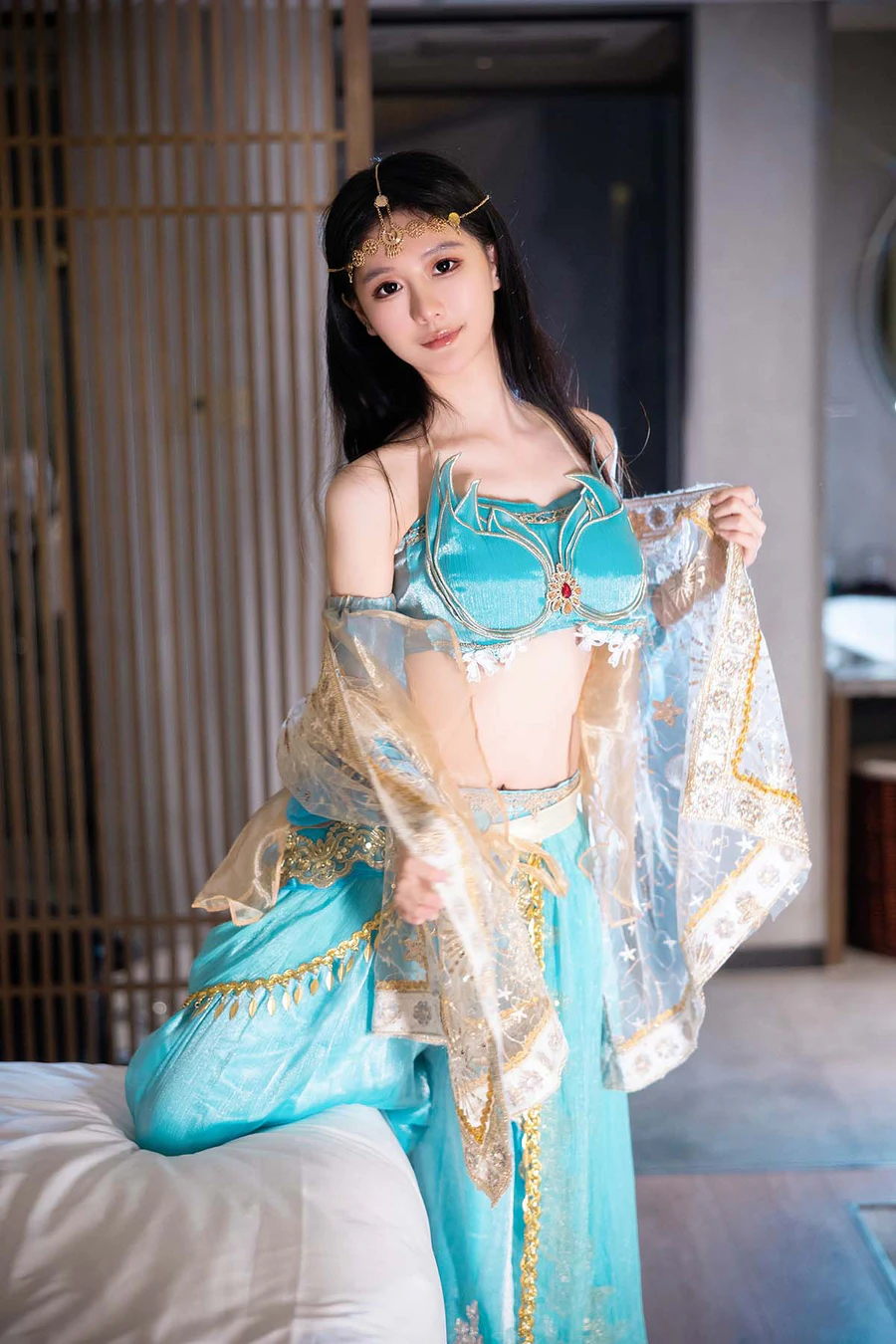 谢小蒽(幼幼) – 西域舞娘写真 JPJX极品精选-第1张