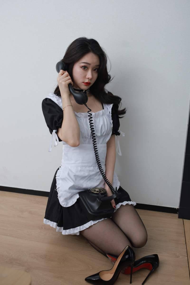 Sia不吃鱼 – 俏皮大奶女仆系列 JPJX极品精选-第2张