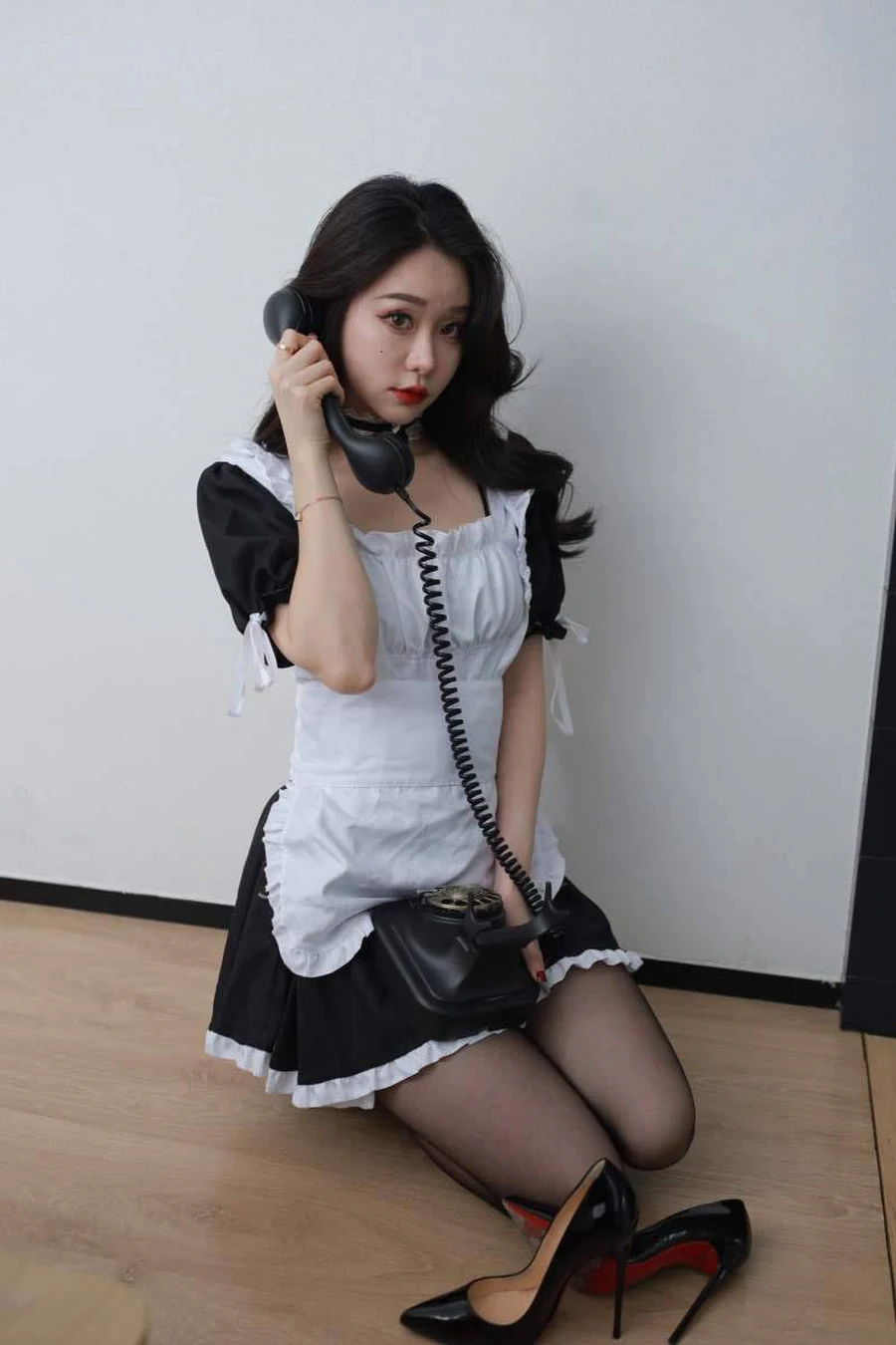 Sia不吃鱼 – 俏皮大奶女仆系列 JPJX极品精选-第2张