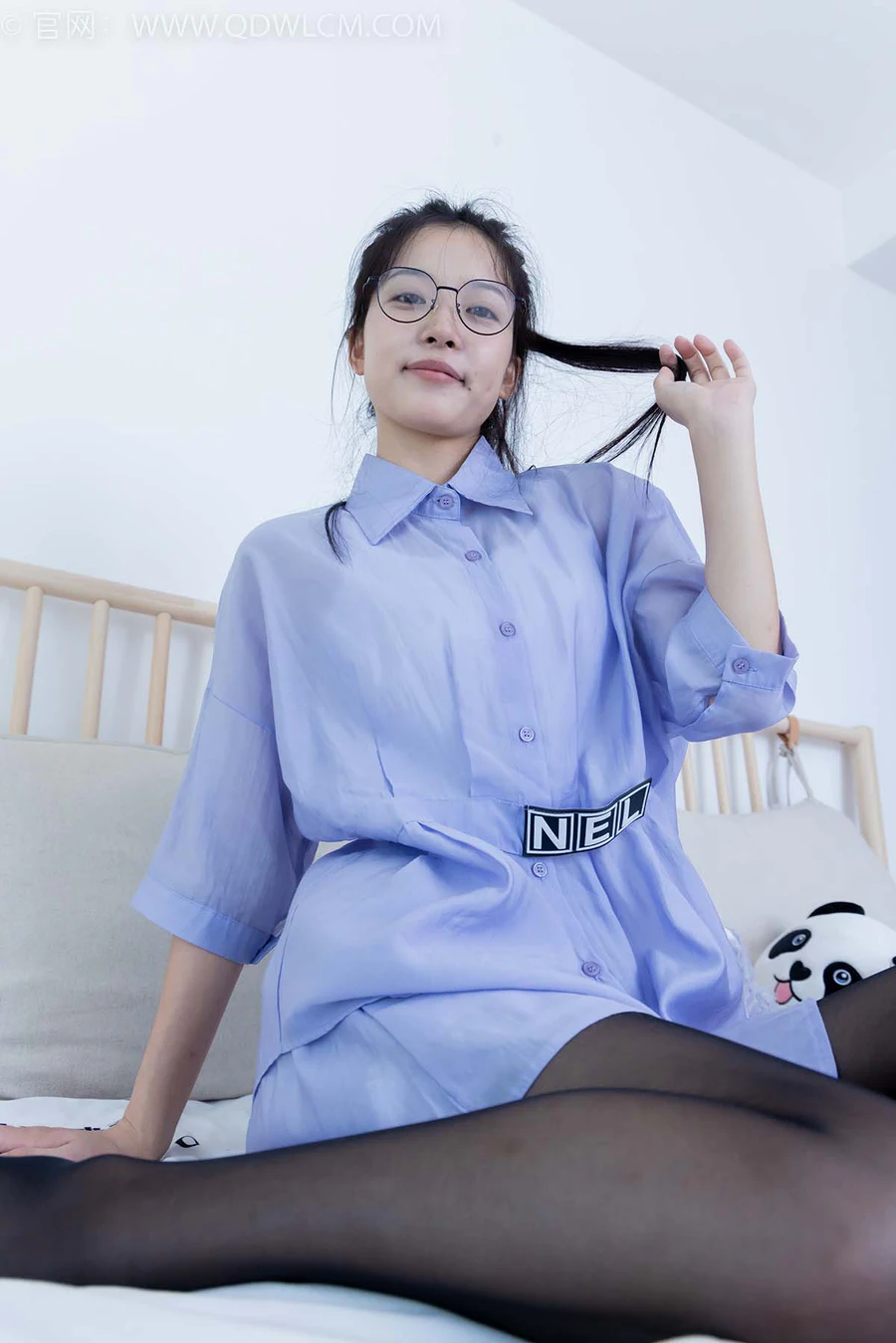 物恋传媒 NO.2090 茯苓-忧郁的蓝 WLCM物恋传媒-第2张