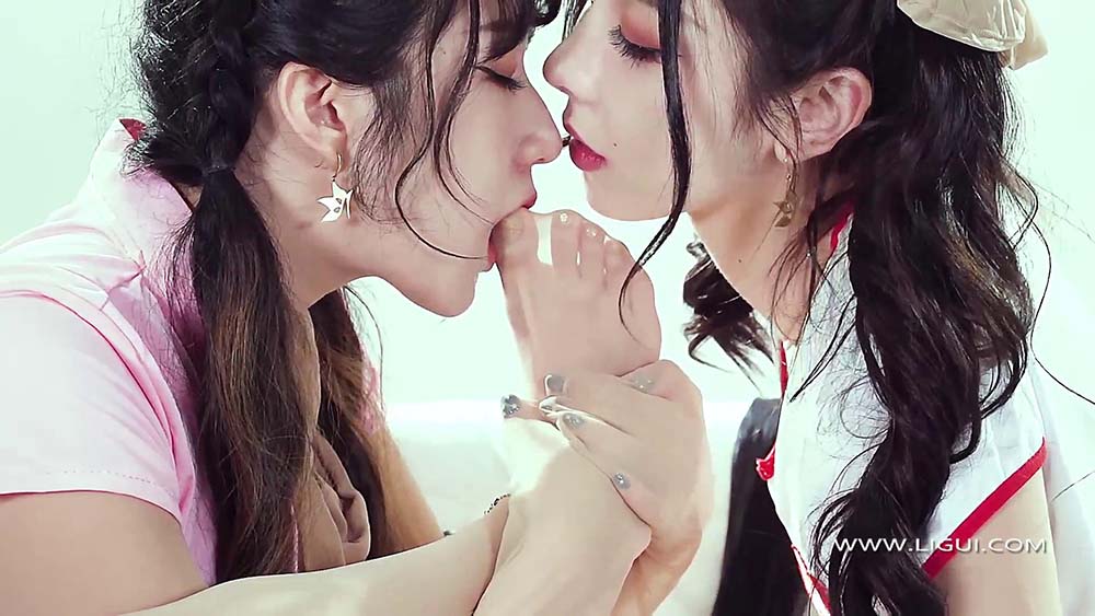 [Ligui丽柜]HD视频 2022.04.01 双生花-丝欲双生 兔子&汐汐 Ligui丽柜视频-第2张