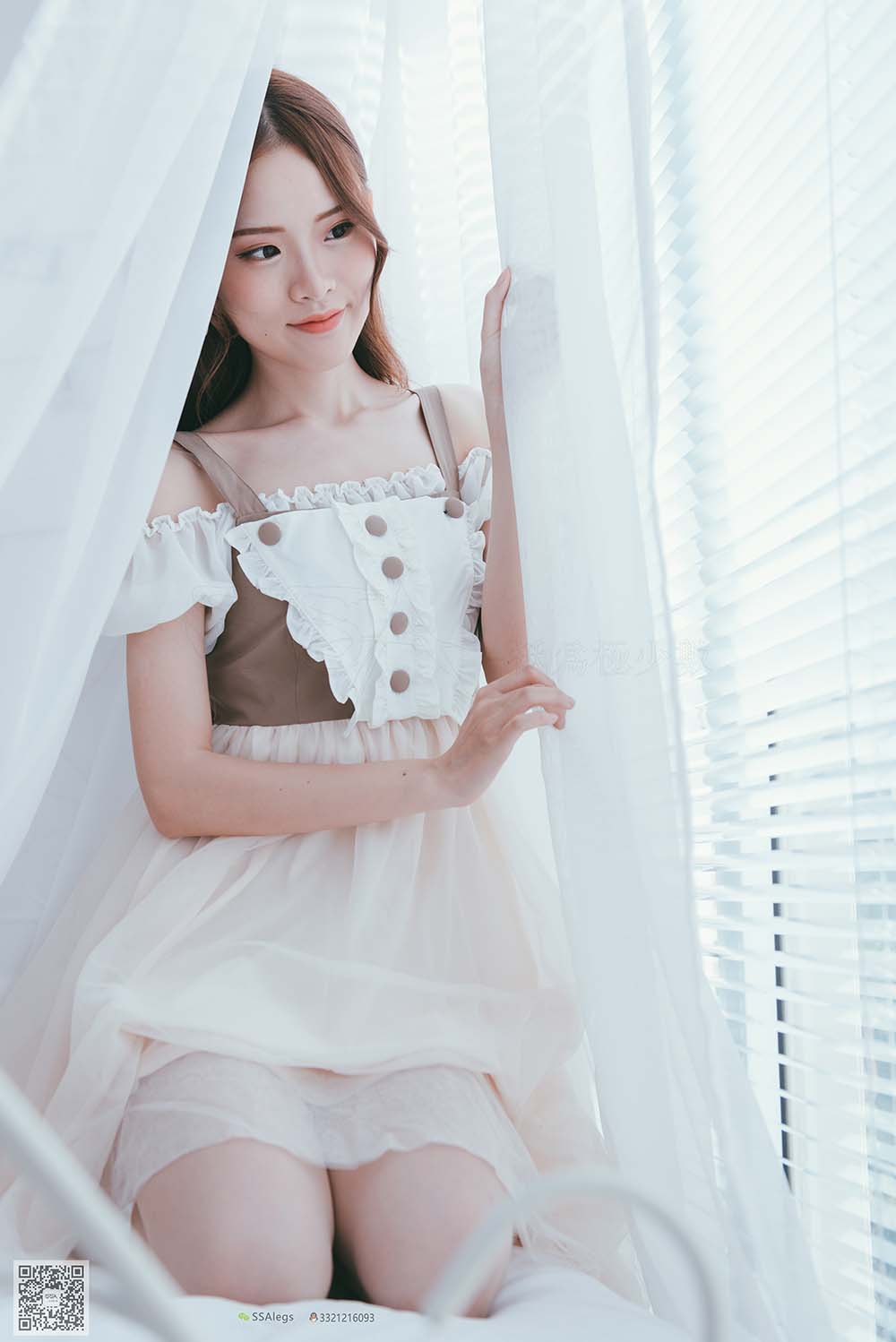 [SSA丝社]超清写真 NO.003 我的公主床-肉丝裸足特写 SSA丝社超清-第2张