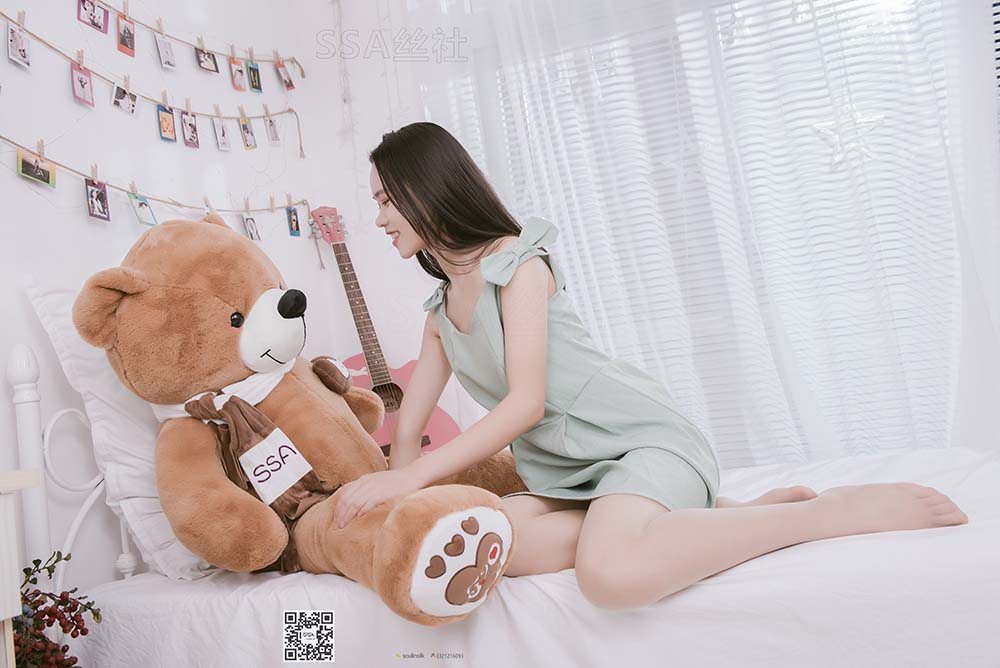 [SSA丝社]超清写真 NO.124 慧慧 腿模慧慧一样的小清新不一样的味道 SSA丝社超清-第2张