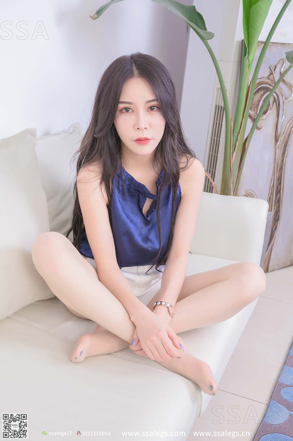 [SSA丝社]超清写真 NO.274 娜娜御姐的透明凉鞋(下) SSA丝社超清-第1张