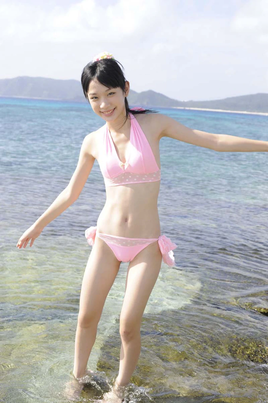 [@Crepe]NO.0183 2016.09.13 Miyu Suenaga 末永みゆ ピンクヒラヒラ水着 @Crepe-第1张