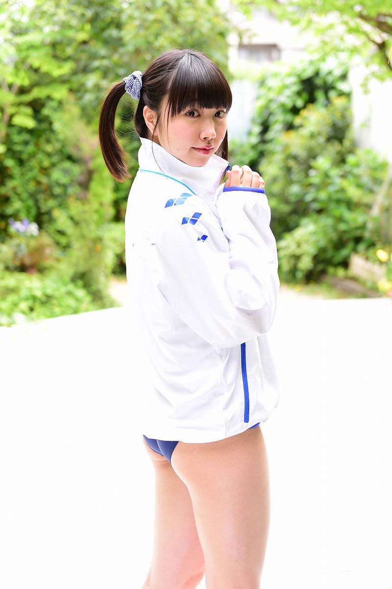 [@Crepe]NO.0326 2017.07.28 Miku Takaoka 高岡未來 スク School swimwear @Crepe-第1张