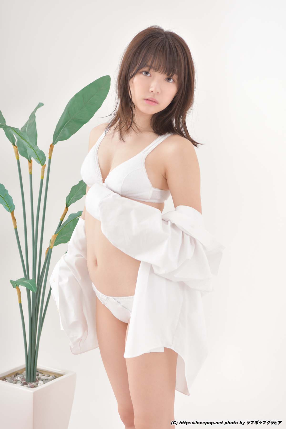 [LOVEPOP]Tsubasa Haduki 葉月つばさ 濡れた髪でワイシャツを羽織り…☆彼シャツ Photo – PPV LOVEPOP-第1张